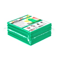 Мешки для мусора 160 л, зеленые, в пачке 10 шт., ПВД, 40 мкм, 900х1100 мм, i-Bag в Чебоксарах