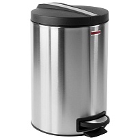 Ведро-контейнер для мусора (урна) с педалью LAIMA Modern, 12 л, матовое, нержавеющая сталь, со съемным внутренним ведром в Чебоксарах Ведро-контейнер для мусора (урна) с педалью LAIMA Modern, 12 л, матовое, нержавеющая сталь, со съемным внутренним ведром в Чебоксарах