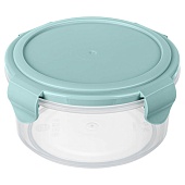 Контейнер для продуктов герметичный Smart Lock круглый 0,55 л (голубой)