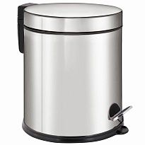 Ведро-контейнер для мусора урна с педалью LAIMA Classic Plus, 5 л, зеркальное в Чебоксарах Ведро-контейнер для мусора урна с педалью LAIMA Classic Plus, 5 л, зеркальное в Чебоксарах