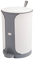 Контейнер для мусора Sтилъ с педалью 18 л серый 18 серый в Чебоксарах