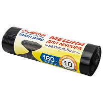 Мешки для мусора 160 л, черные, в рулоне 10 шт., ПВД, 30 мкм, 1200х900 мм, LAIMA ULTRA, 607694 в Чебоксарах Мешки для мусора 160 л, черные, в рулоне 10 шт., ПВД, 30 мкм, 1200х900 мм, LAIMA ULTRA, 607694 в Чебоксарах