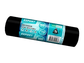 Мешки для мусора 160 л, ароматизированные, черные, в рулоне 10 шт., ПВД, 80 мкм, 1100х930 мм, EXPORT, exp16010142 в Чебоксарах Мешки для мусора 160 л, ароматизированные, черные, в рулоне 10 шт., ПВД, 80 мкм, 1100х930 мм, EXPORT, exp16010142 в Чебоксарах