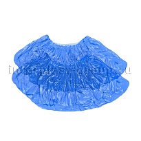 Бахилы голубые 2000 шт (1000 пар), 16 мкм, однослойные, с одной резинкой, Эконом в Чебоксарах Бахилы голубые 2000 шт (1000 пар), 16 мкм, однослойные, с одной резинкой, Эконом в Чебоксарах