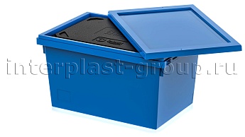 Изотермический контейнер KV 6432 в сборе с крышкой голубой в Чебоксарах Изотермический контейнер KV 6432 в сборе с крышкой голубой в Чебоксарах