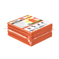 Мешки для мусора 160 л, оранжевые, в пачке 10 шт., ПВД, 40 мкм, 900х1100 мм, i-Bag в Чебоксарах