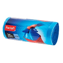 Мешки для мусора 35 л, с ушками, синие, в рулоне 30 шт., ПНД, 10,5 мкм, 640х500 мм, PACLAN Multitop, 600819 в Чебоксарах Мешки для мусора 35 л, с ушками, синие, в рулоне 30 шт., ПНД, 10,5 мкм, 640х500 мм, PACLAN Multitop, 600819 в Чебоксарах