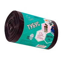 Мешки для мусора 12 л, черные, в рулоне 30 шт., ПНД, 6 мкм, 550х320 мм, Концепция Быта Tubus, 604936 в Чебоксарах Мешки для мусора 12 л, черные, в рулоне 30 шт., ПНД, 6 мкм, 550х320 мм, Концепция Быта Tubus, 604936 в Чебоксарах