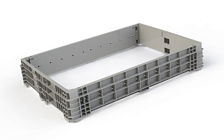 Складной пластиковый борт 1200х800х200 усиленный в Чебоксарах Складной пластиковый борт 1200х800х200 усиленный в Чебоксарах