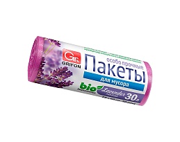 Мешки для мусора 30 л, ароматизированные, Лаванда, сиреневые, в рулоне 20 шт., ПНД, 9 мкм, 560х530 мм, GRIFON Aroma, 101-020 La в Чебоксарах Мешки для мусора 30 л, ароматизированные, Лаванда, сиреневые, в рулоне 20 шт., ПНД, 9 мкм, 560х530 мм, GRIFON Aroma, 101-020 La в Чебоксарах