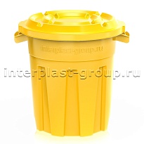 Мусорный бак универсальный 60 л желтый 60 желтый в Чебоксарах